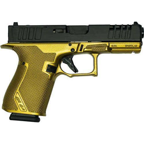 Great Lakes Firearms 19 Striker Pistol 9mm Luger 4" Barrel 15Rd Black & Gold Finish - Buy A Gun