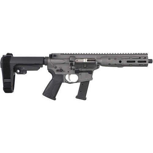 LWRC IC-9 Pistol 9mm Luger 8.5" Threaded Barrel, Pistol Tube Brace Tungsten Grey - Buy A Gun