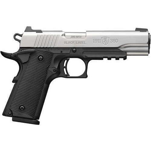 Browning 1911-380 Pistol 380 ACP 4.25" Barrel 8Rd Stainless Steel Slide Black Finish - Buy A Gun