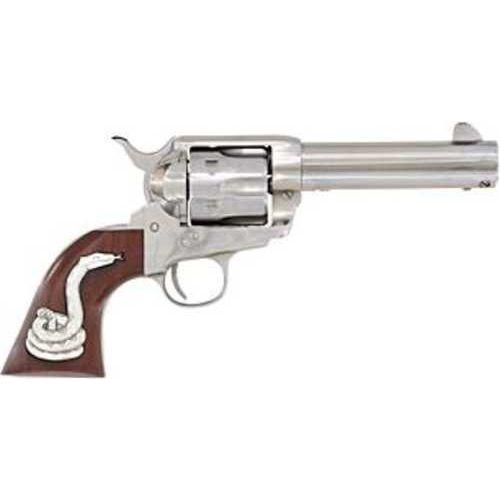 Cimarron Man With No Name Revolver 45 Long Colt 4.75" Barrel 6Rd Stainless Steel Finish - Buy A Gun