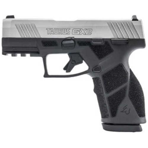 Taurus GX2 Pistol 9mm Luger 3.38" Barrel 13Rd Silver Slide Black Finish - Buy A Gun