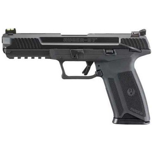 Ruger 57 5.7X28MM Pistol 4.9" Barrel Adj. Fiber Optics Sights 10 Round Mag Black Polymer Finish - Buy A Gun