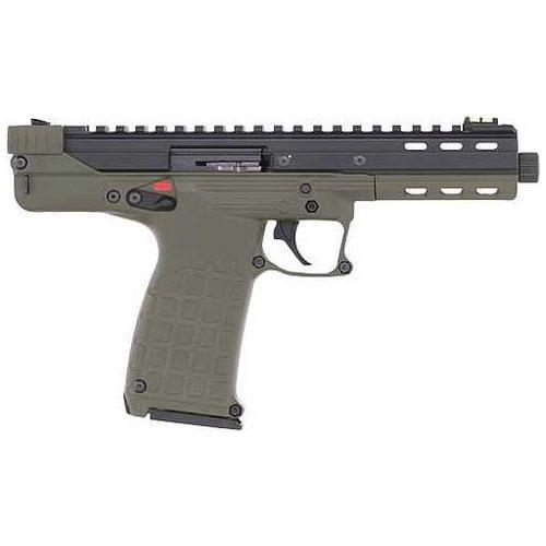 Kel-Tec CP33 Semi-Auto Pistol .22LR 5.5" Barrel 1-33Rd Mag Fiber Optic Sights Green Polymer Finish - Buy A Gun