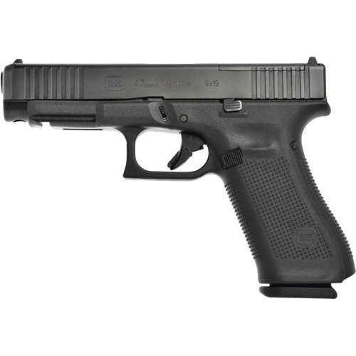 Glock 47 Mos 9MM Gen5 FS 10-Shot 4.49 in barrel rd capacity black polymer finish - Buy A Gun