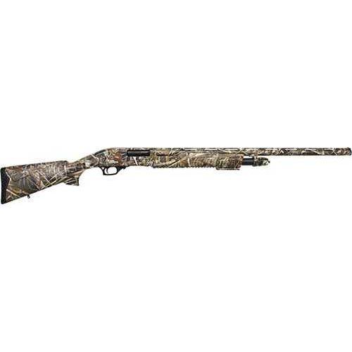 Iver Johnson Pump Action Shotgun 12Ga. 3" Chamber 28"Vent Ribbed Barrel 5Rd Mag Black/Camo Synthetic Finish