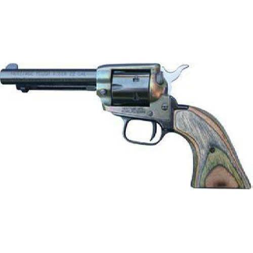 Heritage Rough Rider Revolver SAA 22 LR / 22 Mag 4.75" Barrel Simulated Case Hardened Finish Laminated Hardwood Camo Grip RR22MCH4 - Buy A Gun