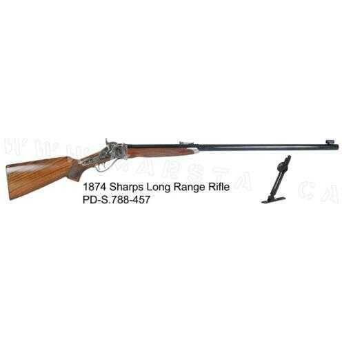 Pedersoli 1874 Sharps Long Range Rifle 45-70 Government Caliber 34" Barrel Md: S.788-457