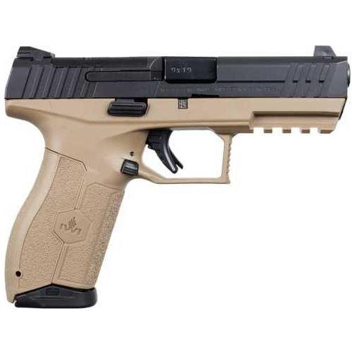 IWI Masada Semi-Auto Pistol 9mm Luger 4.1" Barrel 1-17Rd Mag Front Rear Dot Sights Flat Dark Earth Polymer Finish - Buy A Gun