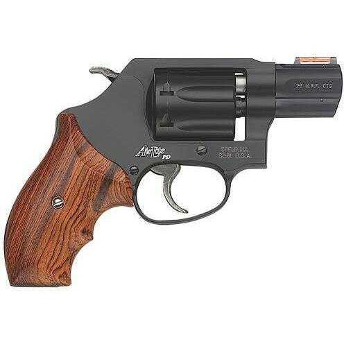 Smith & Wesson Revolver M351 Airlite Centennial 22 Mag Blued 7 Round Hi Viz Fiber Optic Sight 160228 - Buy A Gun