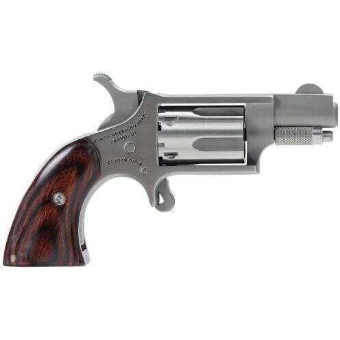 North American Arms 22 Boot Grip 22 Long Rifle 1.12" Barrel 5 Round Wood Grain Stainless Steel Revolver GBG - Buy A Gun