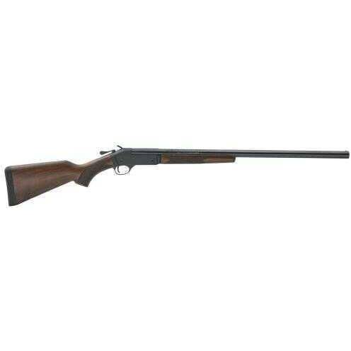 Henry Single Shot Steel Break Open Shotgun 20 Gauge with a 26-inch barrel, 3-inch chamber, and American walnut stock in a blued finish.