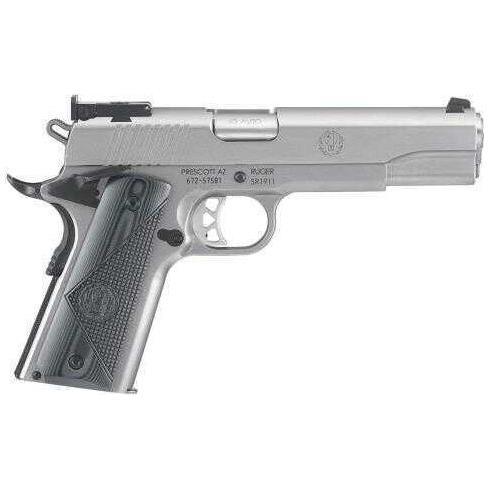 Ruger SR1911 Single Action 45 ACP 5" Barrel 8+1 Rounds Stainless Steel Grip /Frame Semi Automatic Pistol 6736 - Buy A Gun