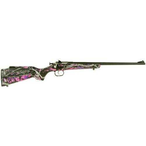 Crickett KSA2160 Bolt Action Rifle 22 Long 16.12" Barrel Synthetic Muddy Girl Stock Blued