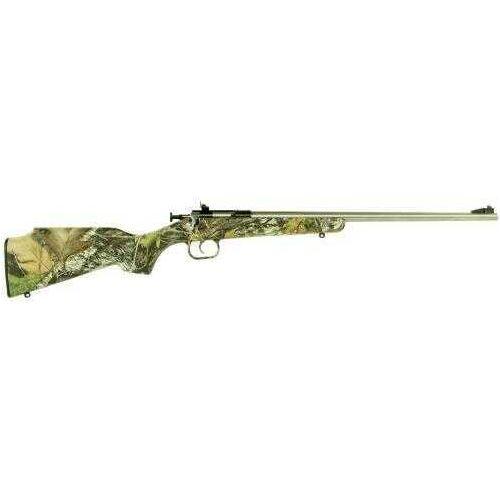 Crickett KSA2166 Bolt 22 Long Rifle 16.12" Barrel Synthetic Mossy Oak Break-Up Stock Stainless Steel