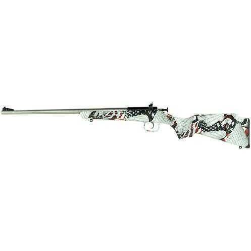 Crickett KSA3168 Single Shot Bolt Action Rifle Stainless Steel 22 Long 16.125