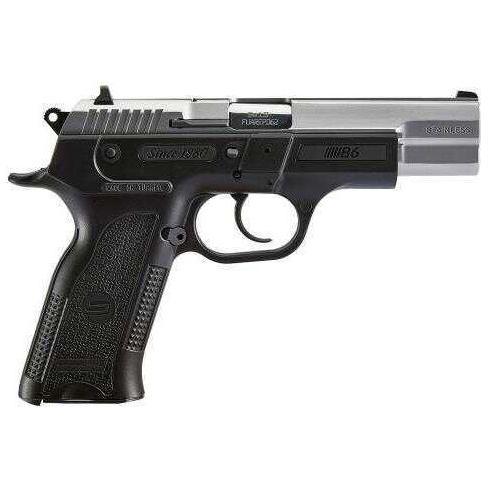 SAR USA B6 Full Size DA/SA Semi Auto Pistol 9mm Luger 4.5" Barrel 17 Round Magazine Black Polymer Grip Stainless Steel Slide - Buy A Gun