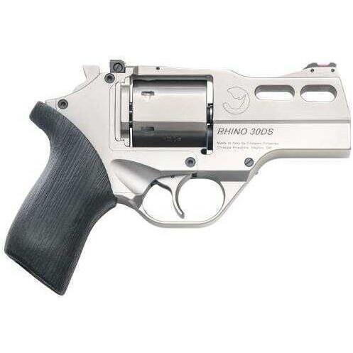 Chiappa Rhino 30DS 357 Magnum 3" Barrel 6rd Black Rubber Grip Nickel Finish - Buy A Gun