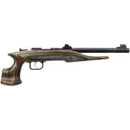 Crickett Chipmunk Hunter 22 Long Rifle Pistol10.5" Barrel 1 Round Laminated Camo Wood Grip Blue 40005 - Buy A Gun