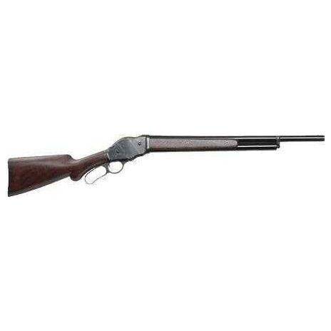 Taylors 1887 12 Gauge Shotgun with 22-inch barrel, 2.75-inch chamber, and 5-round capacity. Classic lever-action design with wood stock and blued finish.