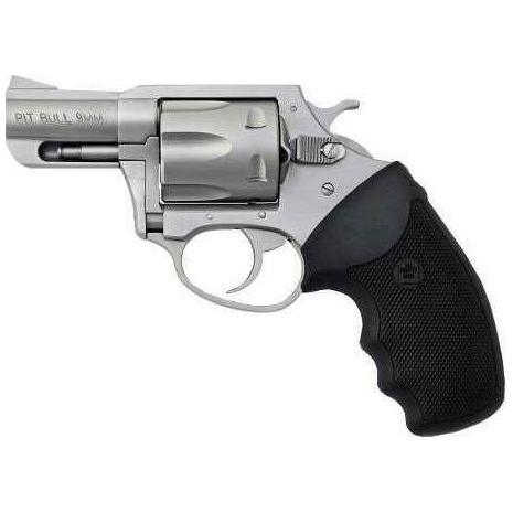 Revolver Charter Arms Pitbull 9mm Luger 2" 5 Round Rubber Grip Stainless Steel Finish 79920 - Buy A Gun