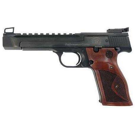 Smith & Wesson 41 Performance Center Optic Ready Pistol 22 LR 5.50" Barrel 10 Round Blued Wood Grip - Buy A Gun