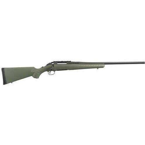 Ruger American Predator 6.5 Creedmoor 4 Round 22" Barrel Black Finish Moss Green Stock Bolt Action Rifle