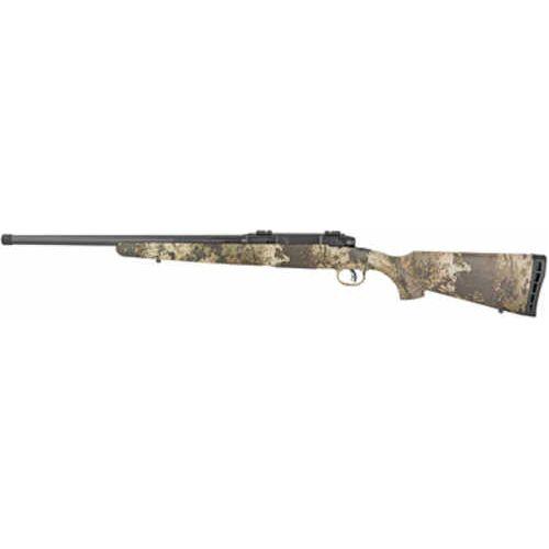 Savage Axis II Compact Bolt Rifle 6.5 Creedmoor 20" Medium Contour Barrel 4Rd Threaded 5/8-24 Matte Blued Finish Veil Wideland Camo Synthetic Stock Right Hand 2 Piece Weaver Base