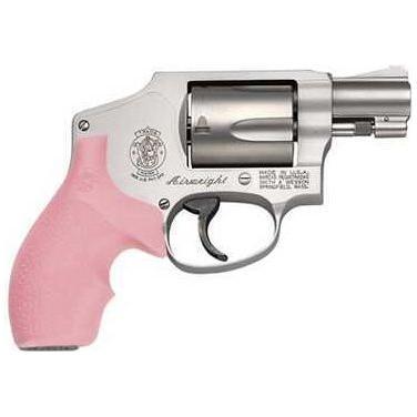 Smith & Wesson Model 642 Airweight 38 Special 1.87" Barrel 5 Round Pink Grip Stainless Steel Revolver 150466 - Buy A Gun