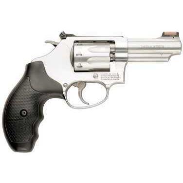 Smith & Wesson Revolver Pistol 63 22 Long Rifle 3" Barrel 8 Round Satin Stainless Steel Front FOS / Adjustable Rear Sight 162634 - Buy A Gun