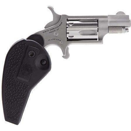 North American Arms Mini 22 Long Rifle 1.1" Barrel 5 Round Holster Grip Stainless Steel Revolver NAA-22 -HG - Buy A Gun