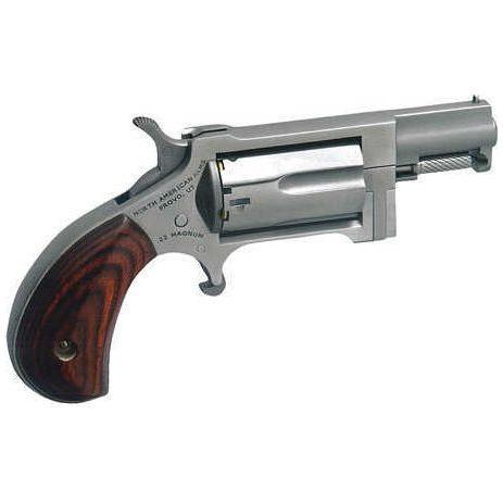 North American Arms Sidewinder 22 Magnum 1.6" Barrel 5 Round Stainless Steel Rosewood Grip Single Action Revolver - Buy A Gun