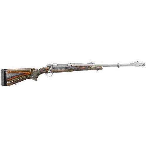 Ruger M77 Hawkeye Guide Gun 30-06 Springfield 20"Stainless Steel Barrel With Sights 4 Round Laminated Green Mountain Wooden Stock Bolt Action Rifle 47118