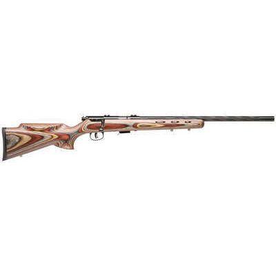 Savage Arms 93BRJ 22 Magnum 21" Spiral Fluted Blued Barrel Laminated Coyote Vented Wood Stock Bolt Action Rifle 92745