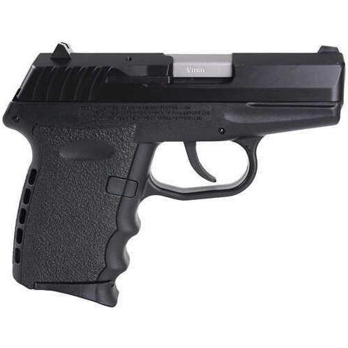 SCCY CPX2 Pistol 9mm Luger 3.1" Barrel Black Grip And Stainless Steel Slide Two 10 Round Mags CPX2CB - Buy A Gun