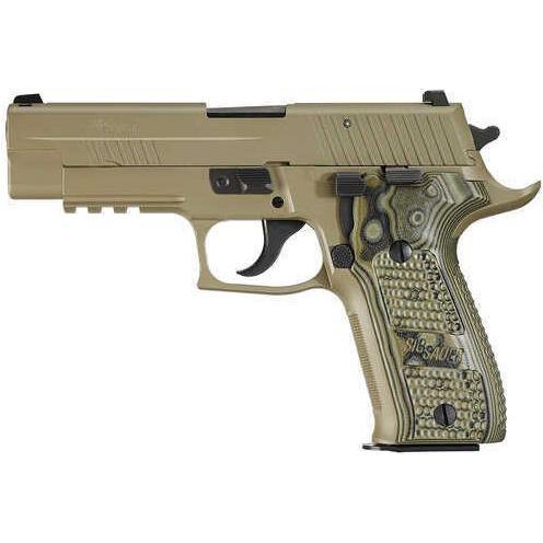 Sig Sauer P226 Scorpion 9mm Luger 4.4" Barrel 10 Round Flat Dark Earth Hogue Grip Semi Automatic Pistol 226R9SCPNCA - Buy A Gun