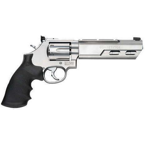 Smith & Wesson Performance Center 629 Competitor Revolver 44 Rem Mag 6" Barrel 6 Round Stainless Steel Finish Black Hogue Rubber Grip - Buy A Gun