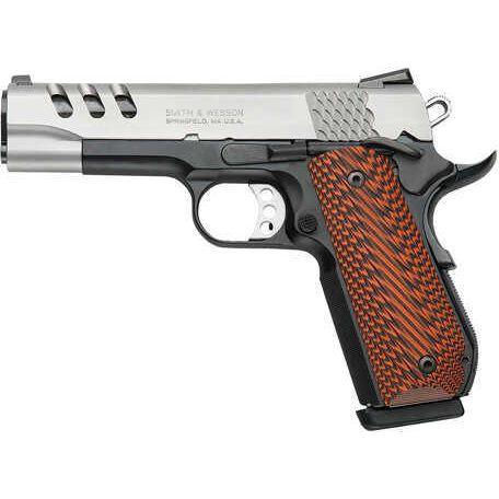 Smith & Wesson SW SW1911 45 ACP 4.25" Two Tone Scandium G10 8 Round Semi Automatic Pistol 170344 - Buy A Gun