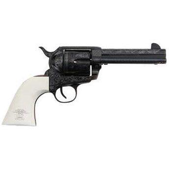 Traditions 1873 Liberty Frontier Revolver 45 Colt 4.75" 6 Round White PVC Grips Blued SAT73122LIB - Buy A Gun